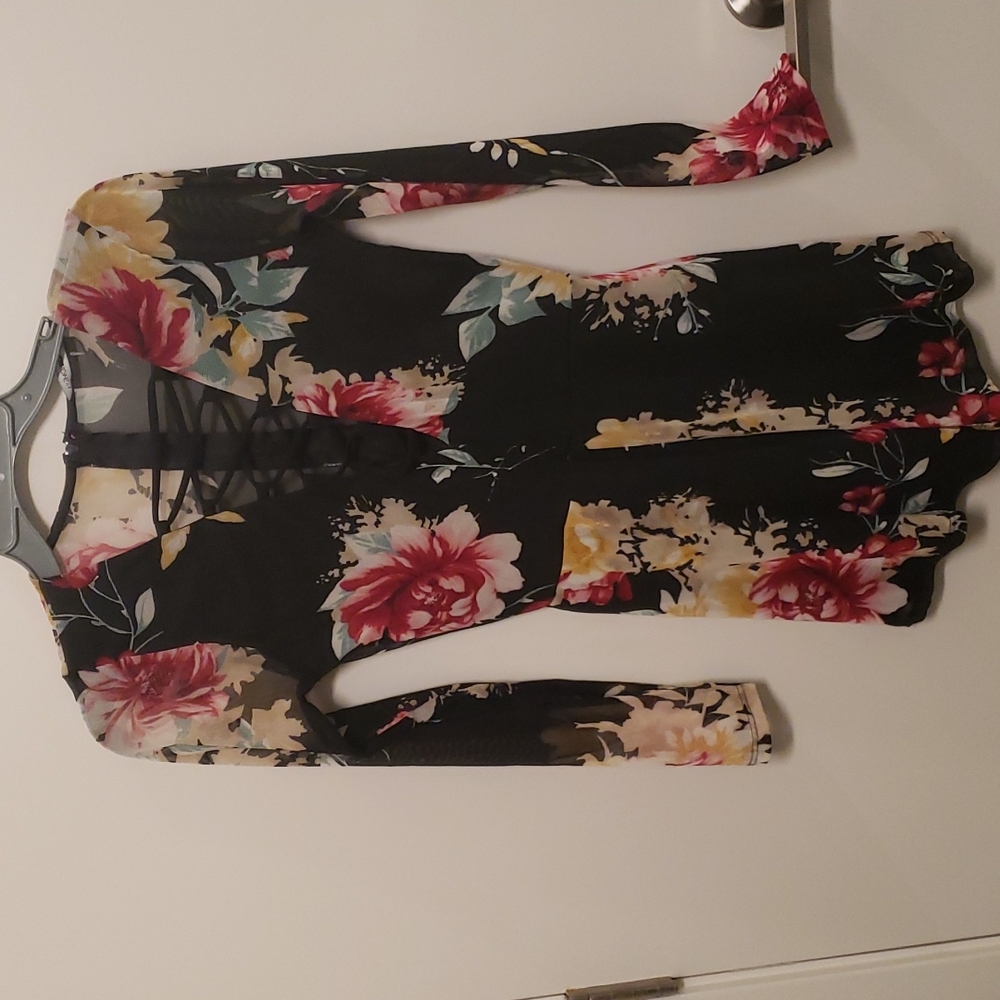 Fashion Nova Floral Romper